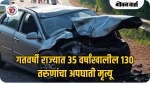 गतवर्षी राज्यात ३५ वर्षांखालील १३० तरुणांचा अपघाती मृत्यू