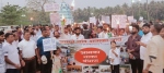 मिराबाग-सावर्डेतील प्रस्तावित बंधाऱ्याविरोधात भव्य मशाल मिरवणूक