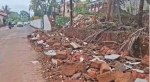 मान्सूनपूर्व पावसाच्या माऱ्यामुळे काही भागांत पडझड