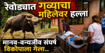रेवोडा येथे गव्याच्या हल्ल्यात महिला गंभीर जखमी