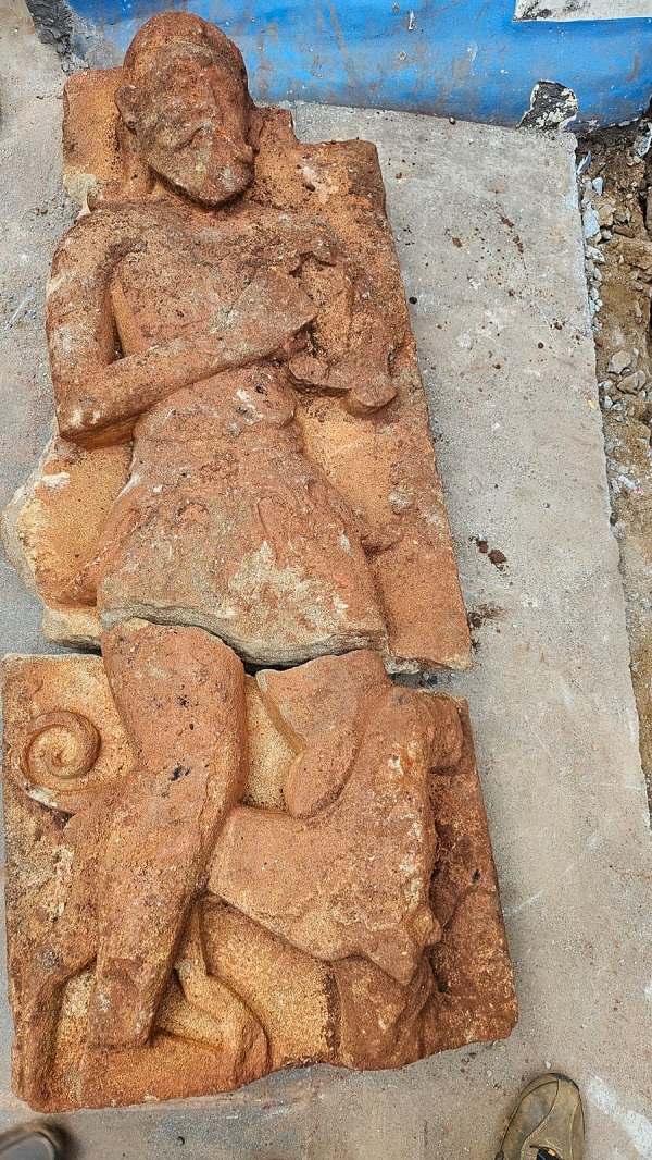 स्मार्ट सिटीच्या खोदकामावेळी पणजीत आढळली प्राचीन मूर्ती