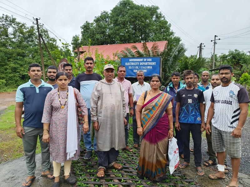 करंझोळ भागातील वीजपुरवठा तीन दिवसांपासून खंडित