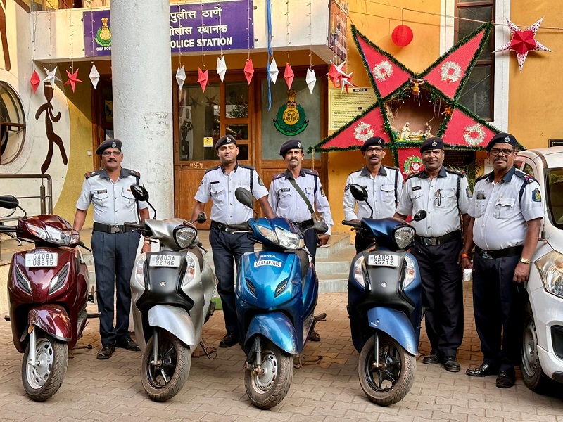 भाड्याने दिलेल्या चार दुचाकी म्हापसा वाहतूक पोलिसांकडून जप्त