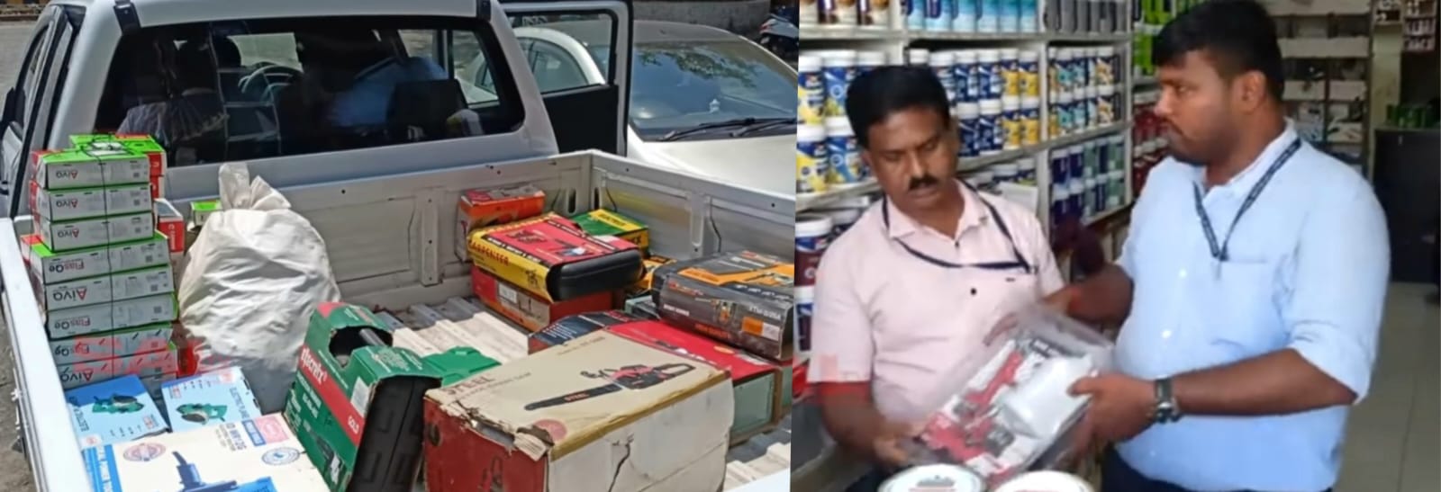 सासष्टीः नावेलीत हार्डवेअर दुकानावर वजन-मापे खात्याची कारवाई