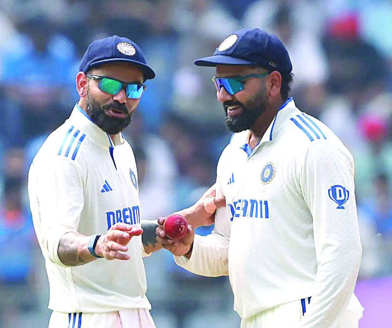 रोहित, विराटच्या निवृत्तीमुळे भारतीय संघाची ‘कसोटी’