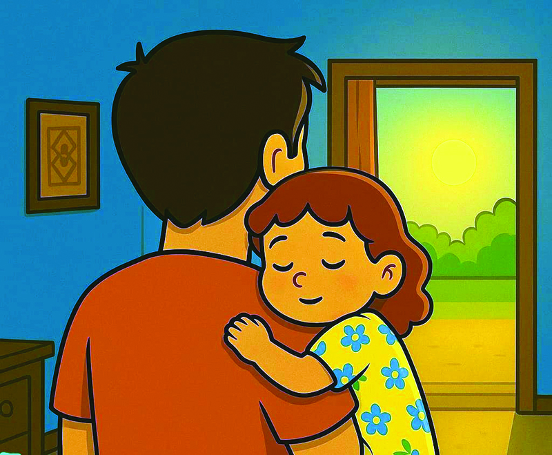 पृथाची स्वारी  घरी परतली...