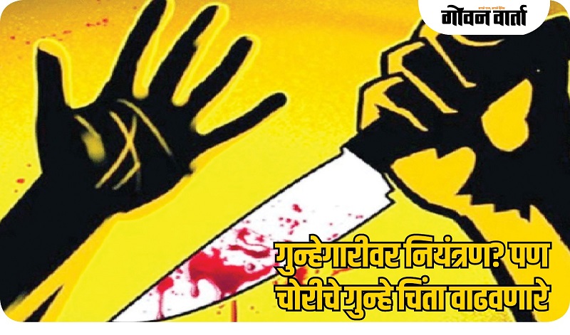 दर महिन्याला सरासरी ३ खून, ११ बलात्कारांचे गुन्हे नोंद