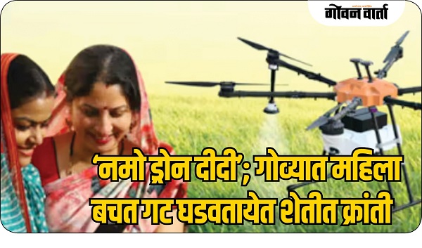 ‘नमो ड्रोन दीदी’; गोव्यात महिला बचत गट घडवतायेत शेतीत क्रांती