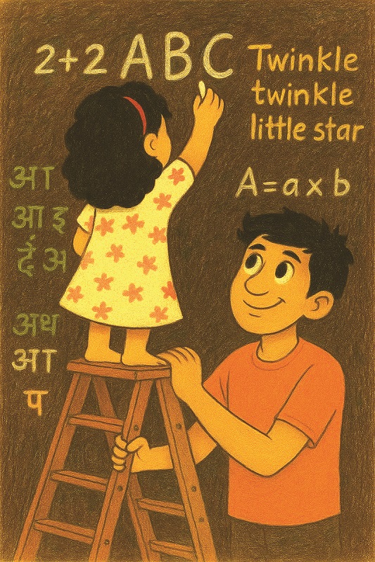 उंचावरची  A B C…