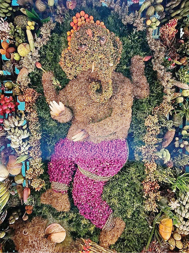 माटोळी खाली मूर्ती वसे गणेशाची