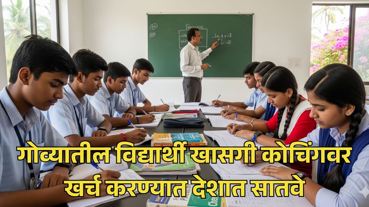 गोव्यातील विद्यार्थी खासगी कोचिंगवर खर्च करण्यात देशात सातवे