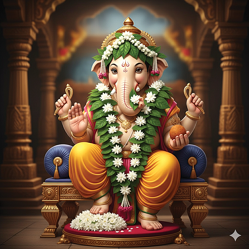 गणेशोत्सवातील जाईची पानं : एक सुगंधी आणि औषधी देणगी