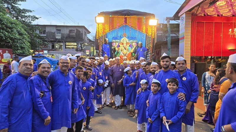 वाळपईत ११ दिवसीय बाप्पाला थाटात निरोप
