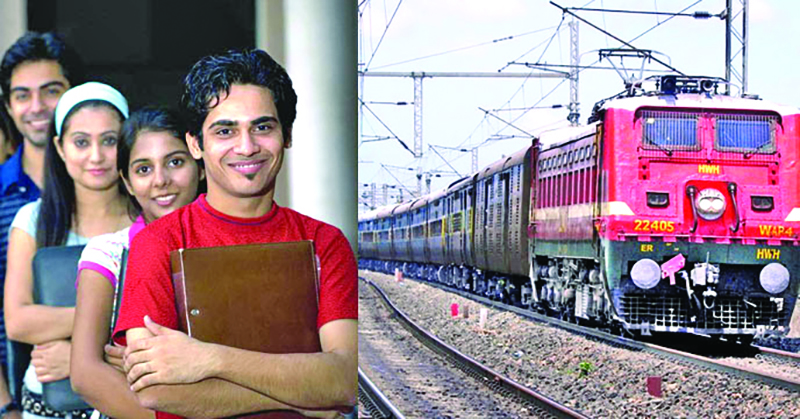 चला, रेल्वेमध्ये  पोस्ट भरायच्या आहेत...