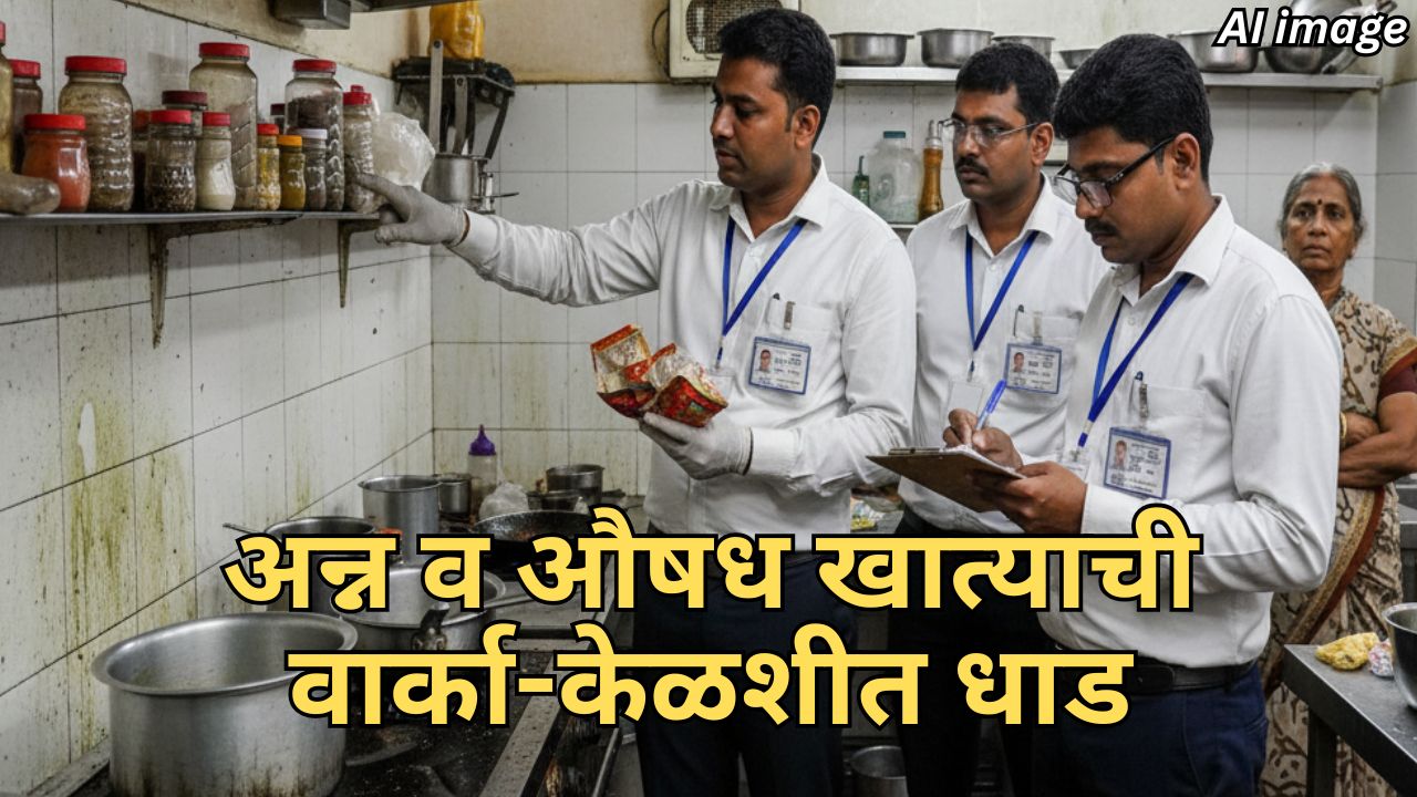 अन्न व औषध खात्याची वार्का-केळशीत धाड; ६ रेस्टॉरंटसह ९ काजू दुकानांवर कारवाई