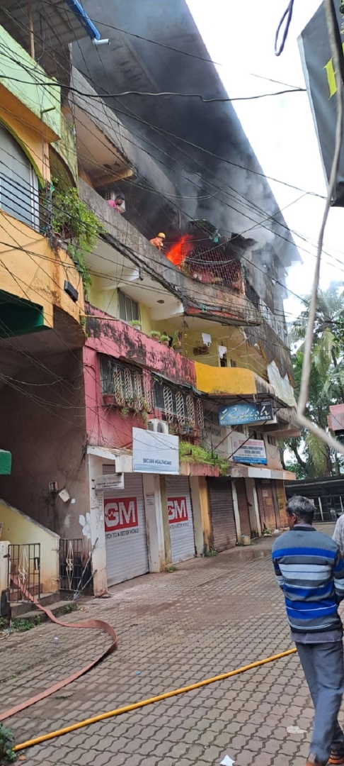 कुलरने पेट घेतल्याने चावडी-काणकोण येथे फ्लॅटला आग