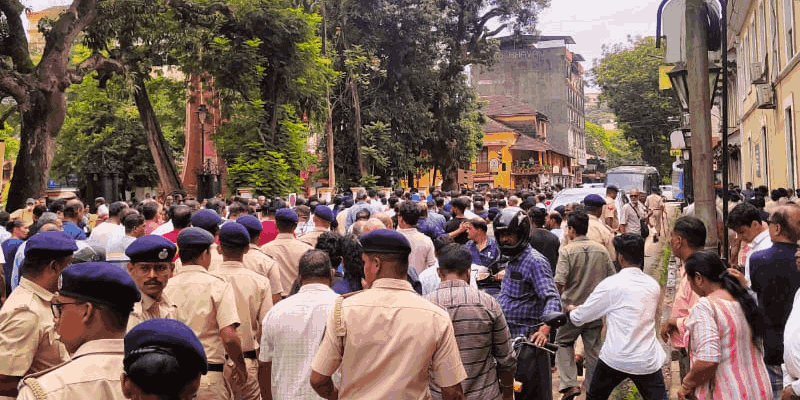 मास्टरमाइंडच्या अटकेसाठी पणजीत रास्ता रोको