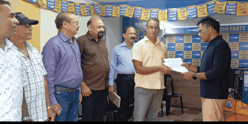 मडगाव : केळशीच्या माजी उपसरपंचांसह 'आप' कार्यकर्त्यांची पक्षाला सोडचिठ्ठी