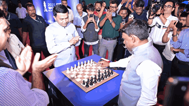 ‘फिडे वर्ल्ड कप’मुळे गोव्याच्या अर्थव्यवस्थेला चालना मिळणार  मुख्यमंत्री डॉ. प्रमोद सावंत