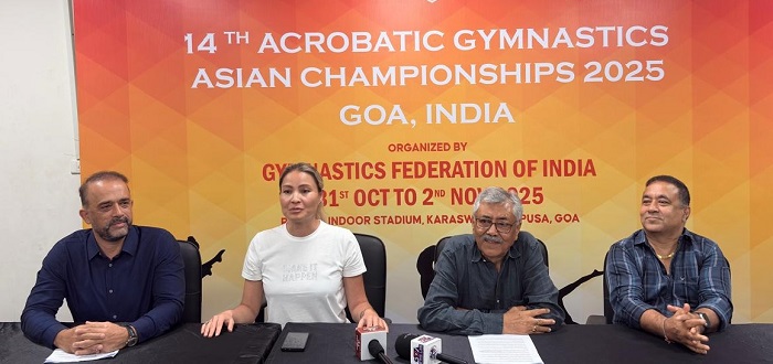 म्हापशात अॅक्रोबॅटिक जिम्नॅस्टिक्स आशियाई स्पर्धेचा शुभारंभ!
