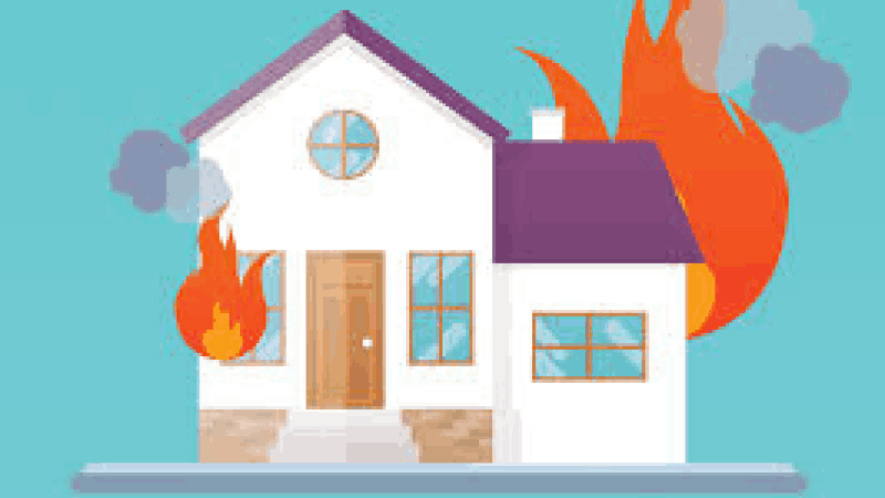 पूर्ववैमनस्यातून घराला आग : दीड लाखांचे नुकसान