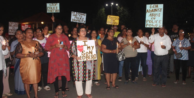 एडबर्ग परेराच्या मारहाणीविरोधात नावेलीत मोर्चा