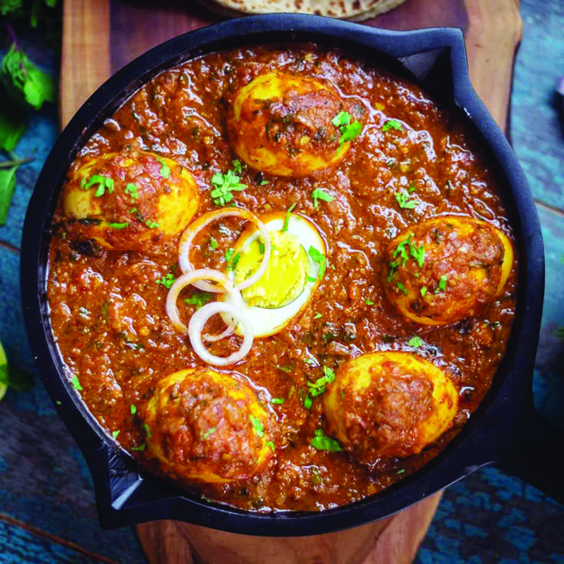 चमचमीत अंडा करी