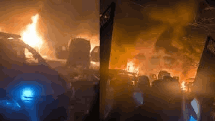 जम्मू-काश्मीरमधील नौगाम पोलिस ठाण्यात साठवलेल्या स्फोटकांचा स्फोट : ९ जणांचा मृत्यू