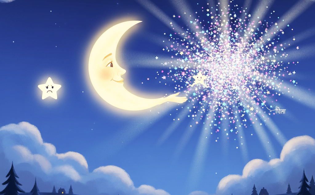 चमकणाऱ्या चांदण्यांची गोष्ट