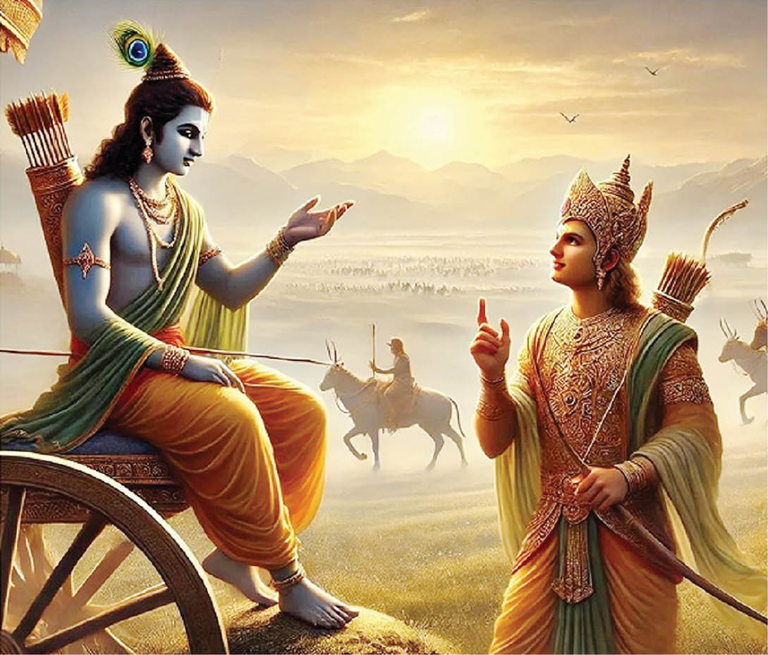 वेदांचे सार भगवद्गीतेच्या नवव्या अध्यायात