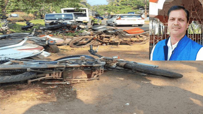 मांद्रे येथे स्वयंअपघातात पोलीस कॉन्स्टेबल ठार