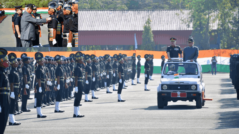 नावेलीत प्रशिक्षित ६१५ अग्न‌िवीरांची पासिंग परेड