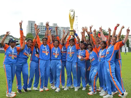 नेपाळचा धुव्वा उडवत टीम इंडिया वर्ल्ड चॅम्पियन