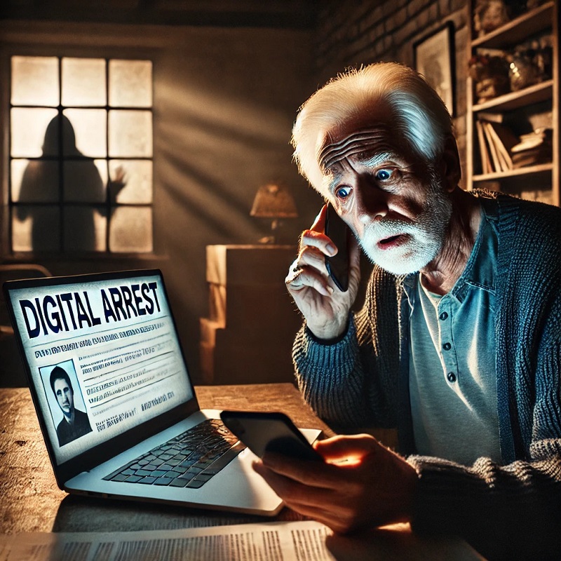 दोन वर्षांत राज्यातील २४ वृद्धांना ‘डिजिटल अरेस्ट’