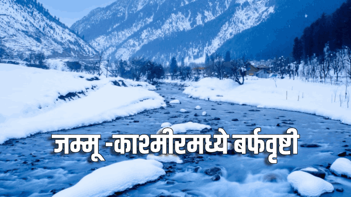 भारतात अनेक राज्यांत थंडीची लाट :जम्मू -काश्मीरमध्ये बर्फवृष्टी, थंडीची लाट