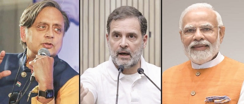 शशी थरूर यांच्या भूमिकेकडे लक्ष