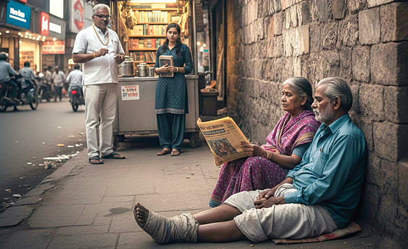 भिंतीची सावली