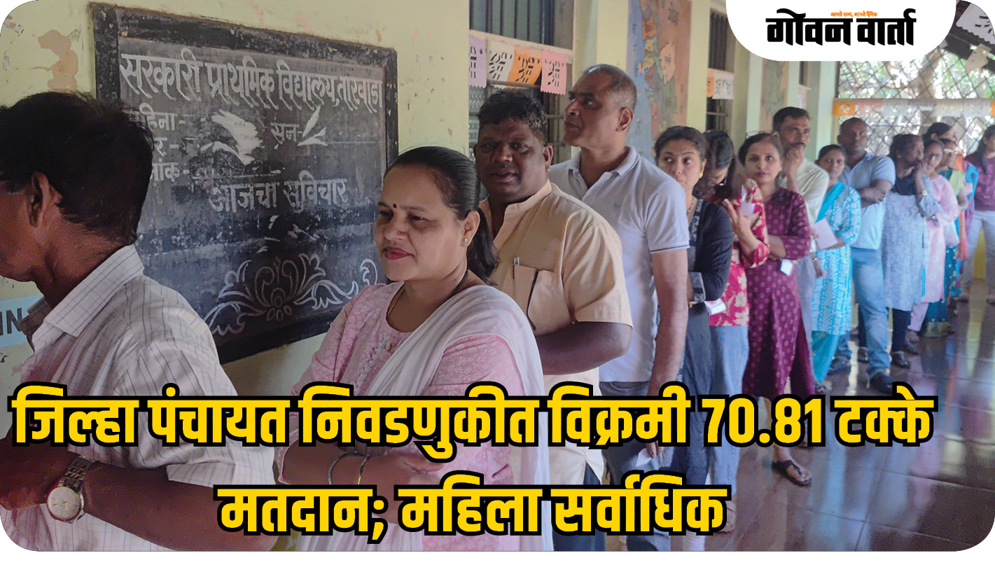 झेडपी : विक्रमी ७०.८१ टक्के मतदान; महिला सर्वाधिक