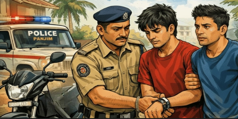 दुचाकी चोरणाऱ्या दोन तरुणांना पणजी पोलिसांनी ठोकल्या बेड्या