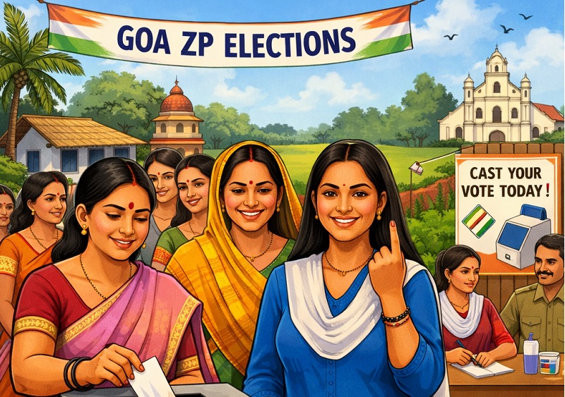 गोवा : जिल्हा पंचायत निवडणुकीत महिला मतदारांच्या टक्केवारीत वाढ