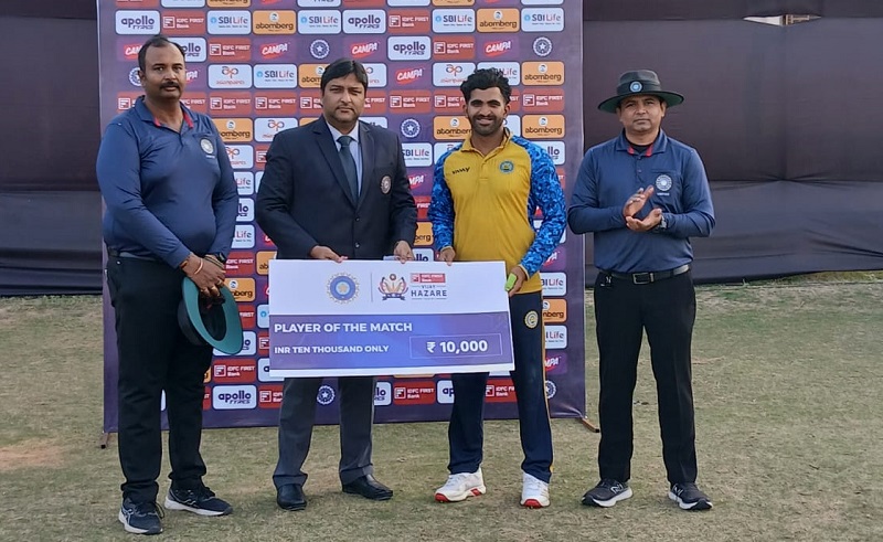 गोव्याची हिमाचलवर ८ धावांनी मात