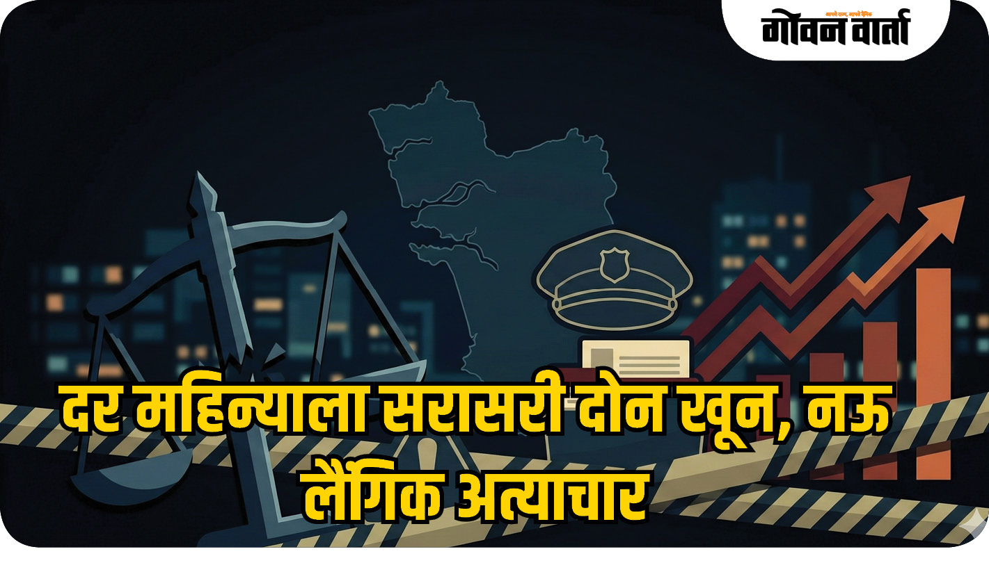 दर महिन्याला सरासरी दोन खून, नऊ लैंगिक अत्याचार