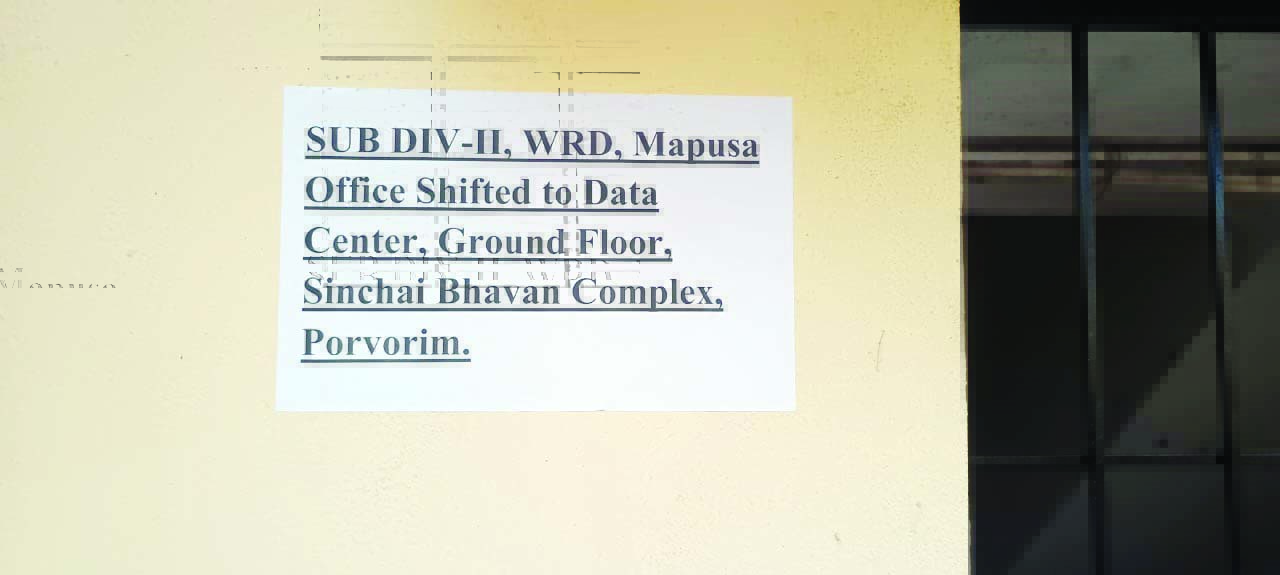 जलस्रोत खात्याच्या अधिकाऱ्यांचा मनमानी कारभार