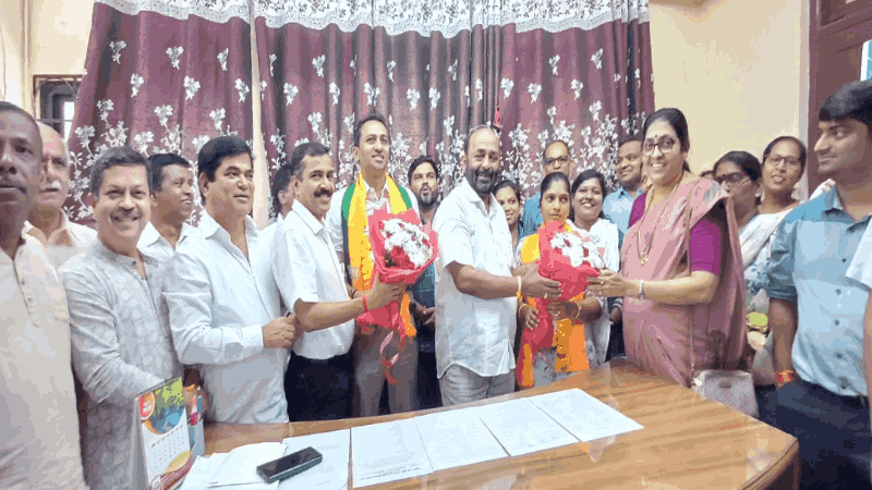 जिल्हा पंचायत : द. गोव्यात विरोधकांचे एक मत फूटले; अध्यक्षपदी सिद्धार्थ तर उपाध्यक्षपदी अंजली