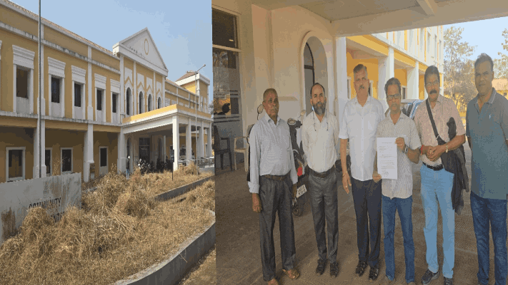 तुये सामुदायिक आरोग्य केंद्र  नवीन हॉस्पिटल इमारतीत शिफ्ट करण्यास विरोध