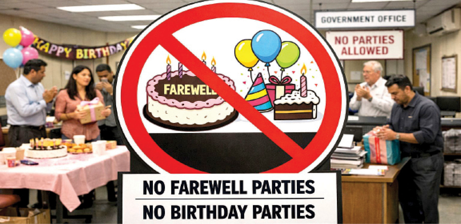 कार्यालये खासगी कार्यक्रमांचे अड्डे होऊ नयेत