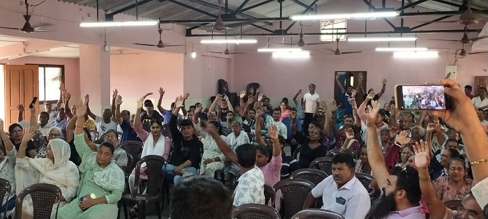 शहरी भागातील जमिनीच्या सर्वेक्षणाला दवर्ली-दिकरपाल ग्रामसभेत विरोध