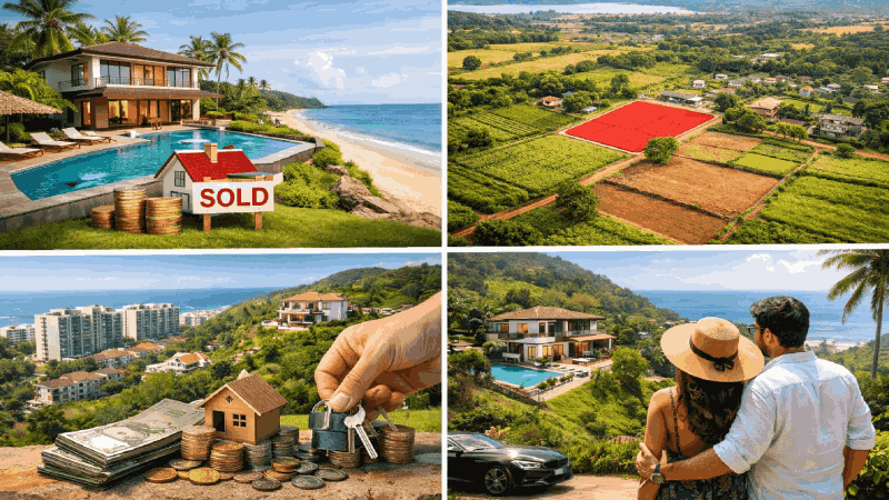 पर्यटन, सेकंड होमच्या पसंतीमुळे गोव्यात जमिनीच्या  किंमतींची कोटींच्या कोटी उड्डाणे