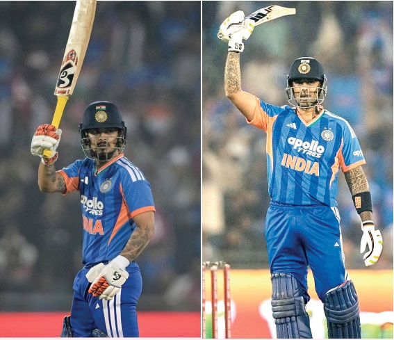 इशान चमकला, सूर्या तळपला