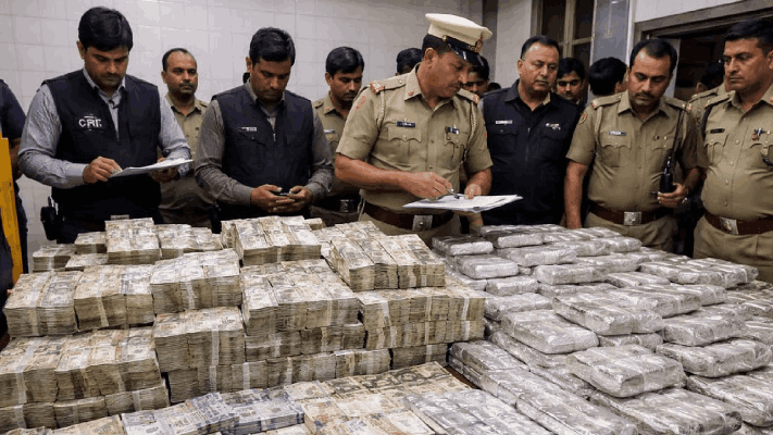 आंतरराष्ट्रीय सट्टेबाजी, हवाला रॅकेटचा पर्दाफाश; कोट्यवधींची रोकड, ६२ किलो चांदी जप्त